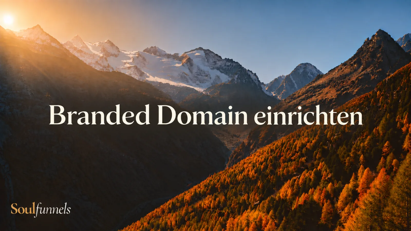 Branded Domain einrichten