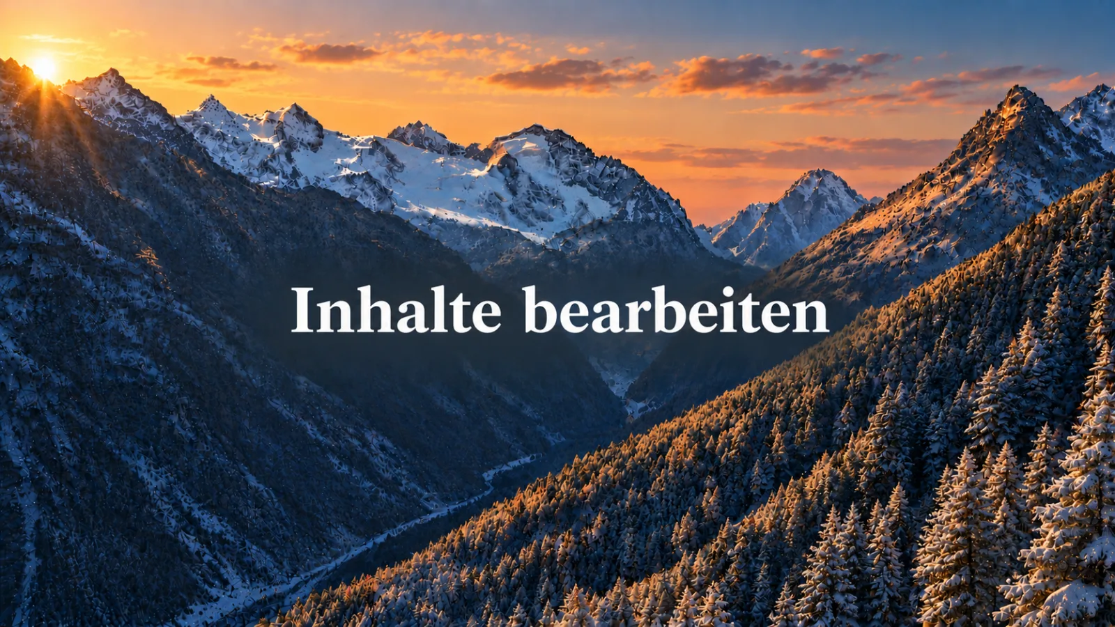 Inhalte bearbeiten