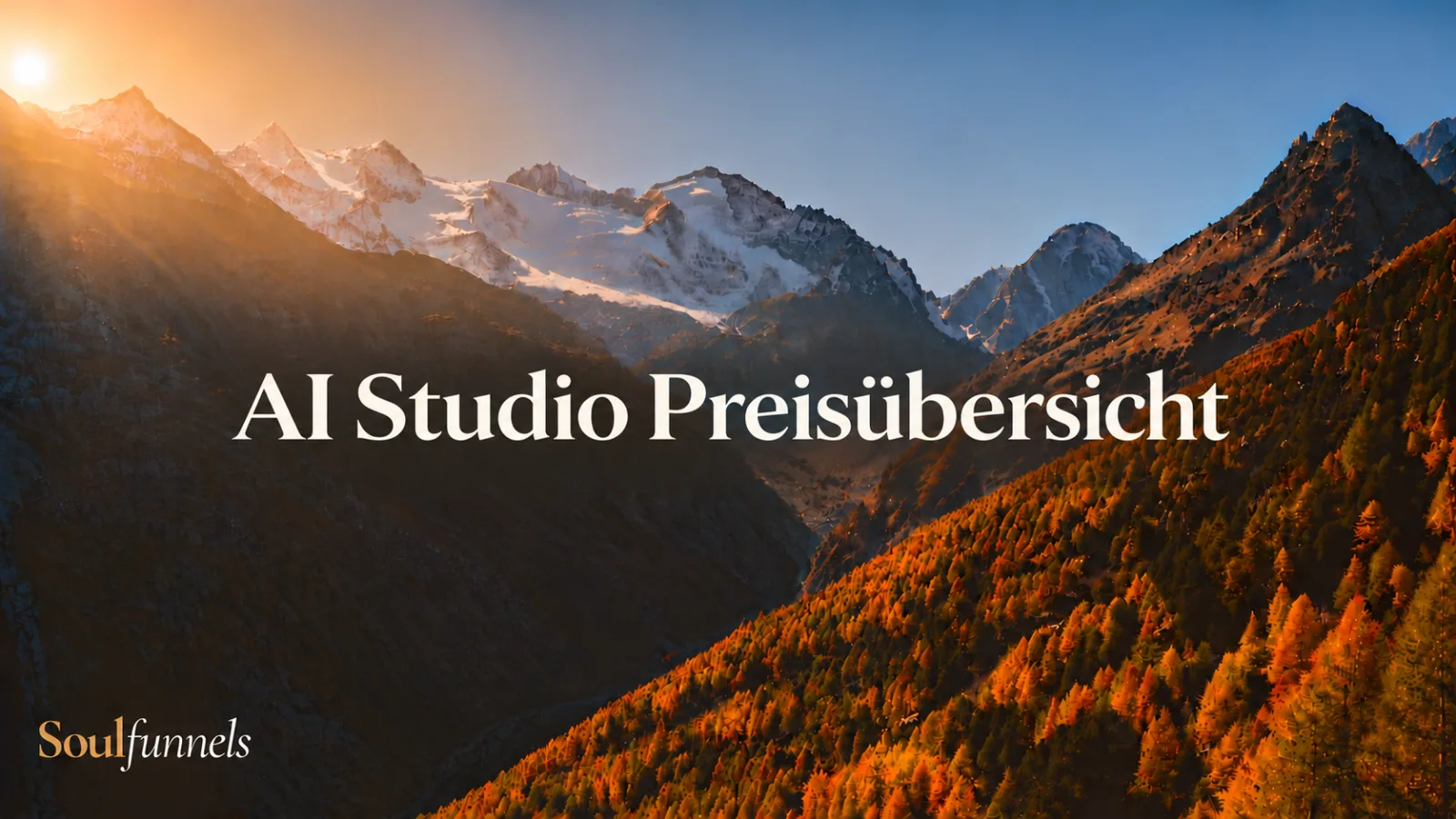 Aktuelle KI-Studio Preisübersicht (Stand 10/26)