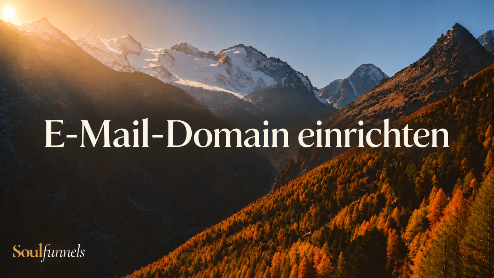 E-Mail-Domain einrichten
