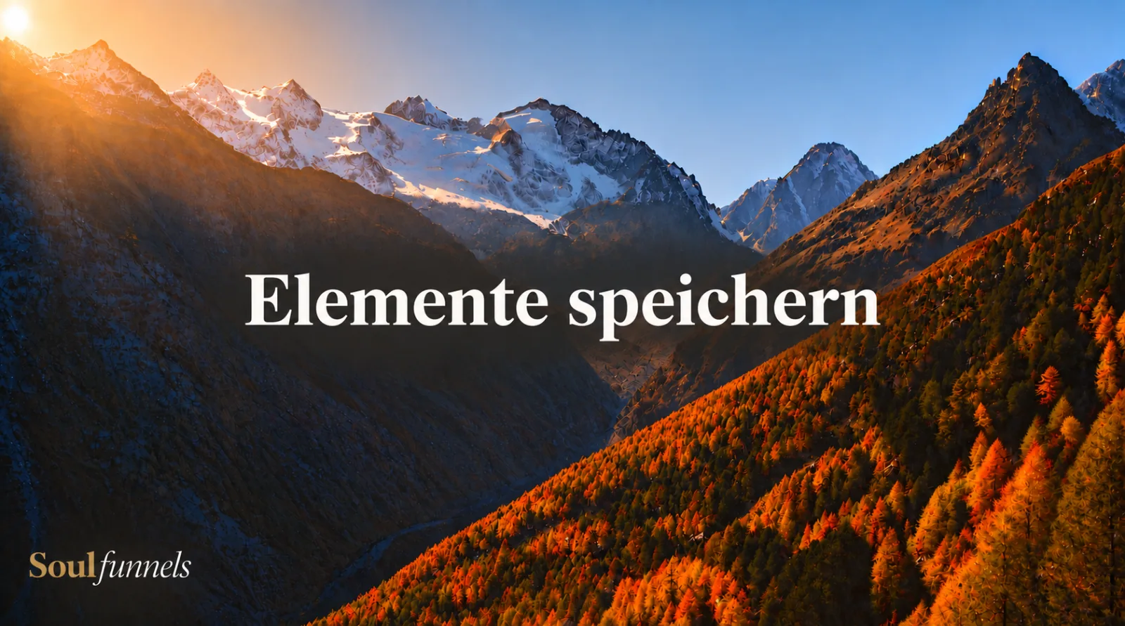 E-Mail Builder: Elemente speichern
