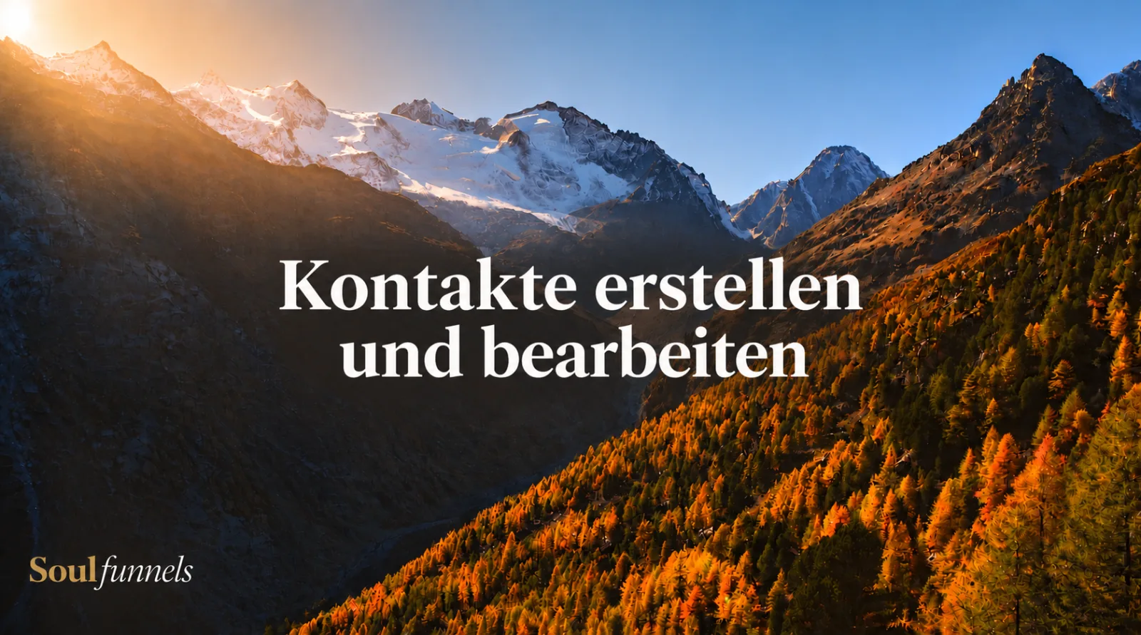 Kontakte erstellen und bearbeiten