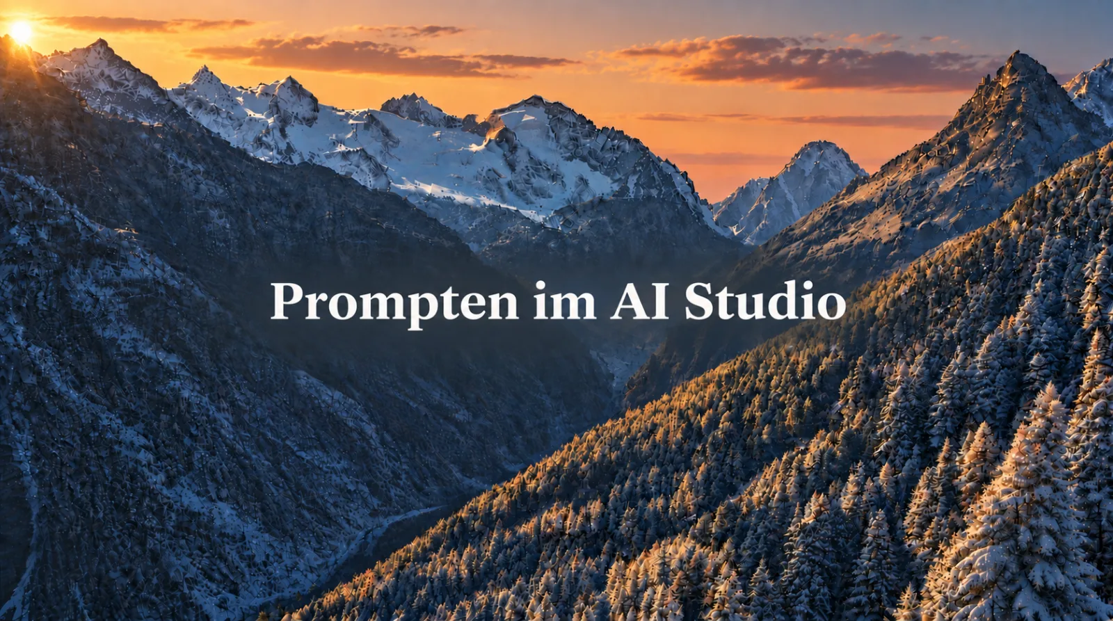 Der erste Prompt (inkl. Template)